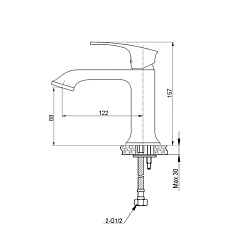 Raiber Смеситель для раковины Lagos R1302 – фотография-2