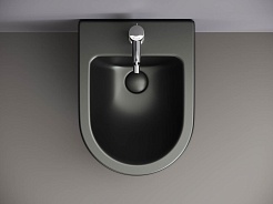 Ceramicanova Подвесное биде Metropol CN4003MB чёрное матовое – фотография-10