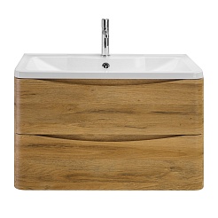 BelBagno Тумба с раковиной Acqua 80 подвесная Rovere Rustico – фотография-1