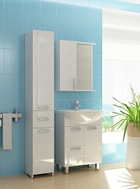 Vigo Мебель для ванной Atlantic 2-60 L с б/к, свет – фотография-2