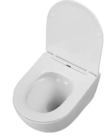 BelBagno Унитаз подвесной Amanda-Tor BB051CH-TOR-FC/SC со смывом TORNADO – фотография-2