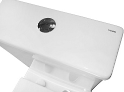 Azario Унитаз-компакт Nigel AZ-55 безободковый с бачком с сиденьем микролифт белый – фотография-11