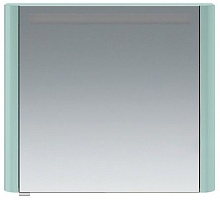 Am.Pm Зеркальный шкаф Sensation 80 R, с подсветкой, мятный