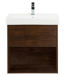 BelBagno Тумба с раковиной Neon 50 подвесная Rovere Scuro – фотография-3