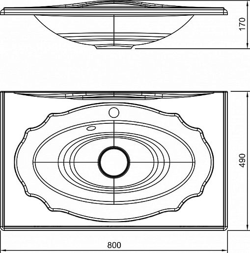  Мебель для ванной Mero 80 белый – фотография-10