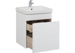 Aquanet Тумба с раковиной София 50 белая – фотография-5