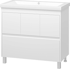 Misty Тумба с раковиной Алиса 90, 1 ящик, напольная – фотография-2