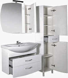 ASB-Mebel Тумба с раковиной Грета 80 подвесная – фотография-4