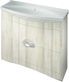 Какса-а Тумба для умывальника Каприз 105 с ящиками дуб – фотография-1
