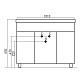 Mixline Тумба с раковиной Сальери-2 105 – картинка-6