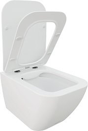 Ceruttispa Унитаз подвесной Mimi Aria MW CT8919 белый матовый – фотография-2