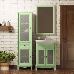 Opadiris Тумба с раковиной Омега 55 фисташковый – фотография-2