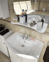 СанТа Тумба с раковиной Грация 60 с ящиками – фотография-6