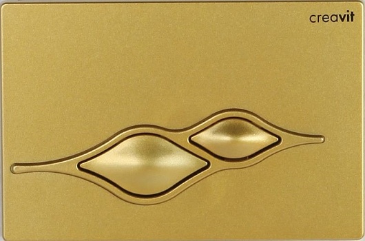 Creavit Кнопка смыва Ufo GP1006.00 золото матовая – фото, картинка, фотография-1
