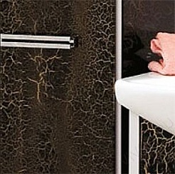 Misty Мебель для ванной Джулия 105 черная краколет – фотография-5