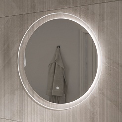 Equil Зеркало Elegante D80 с подсветкой амарок – фотография-10