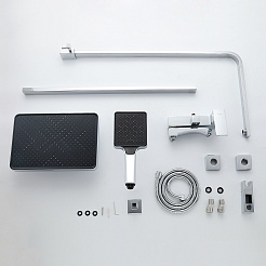 Frap Душевая стойка H76 F2476 хром – фотография-4