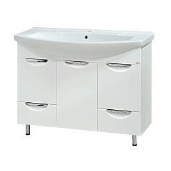 Misty Тумба для умывальника Лаванда 80 с ящиками – фотография-2