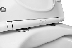 Azario Унитаз подвесной Hugo AZ-3103 безободковый белый – фотография-11