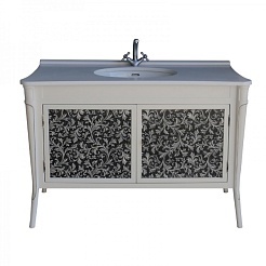 Атолл Тумба с раковиной "Валенсия 130" bianco – фотография-1