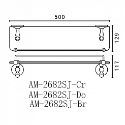 Art&Max Ёршик Antic Crystal AM-2681SJ-Br – фотография-2