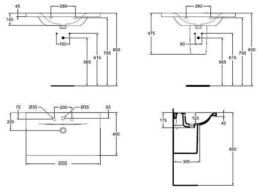 Ideal Standard Раковина "Connect new" E812701 – фотография-6
