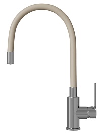 Mixline Смеситель для кухни 35k ML35-095 бежевый – фотография-3