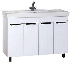 Misty Тумба с раковиной София 100 прямая – фотография-1