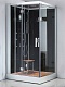 Eago Душевая кабина DZ959 F8 L черное стекло – фотография-9