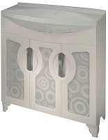 Какса-а Тумба для умывальника Каприз зеркальный 85