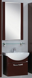Акватон Мебель для ванной "Ария 50" коричневая – фотография-1