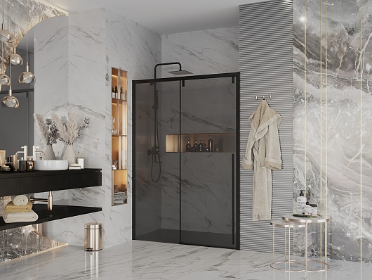 Ambassador Душевая дверь в нишу Intense 150 110022204IBB – картинка-3