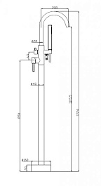 BelBagno Душевая система Nova NOV-FMT-NERO чёрная матовая – фотография-2