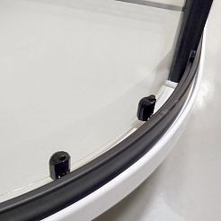 Triton Душевая кабина Прайм-Блэк-Вельвет 90x90 А без крыши – фотография-10