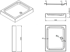 Esbano Душевой уголок ESR-8190 – фотография-10