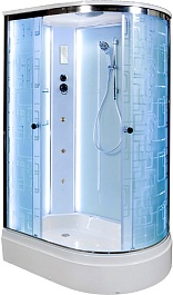 DTO Душевая кабина EM2712L LED с гидромассажем – фотография-1