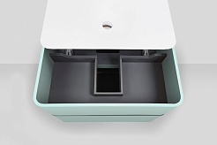 Am.Pm Тумба с раковиной Sensation 80 мятная – фотография-3