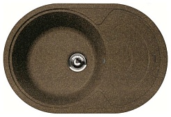 Florentina Мойка гранитная Родос 760 с крылом коричневый – фотография-1