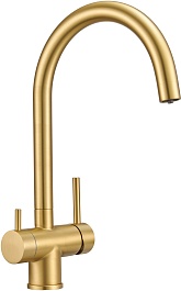 Milacio Смеситель для кухни Ultra MCU.554.GD золото – фотография-1