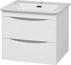 Misty Мебель для ванной Мираж 60 подвесная белая – фотография-5