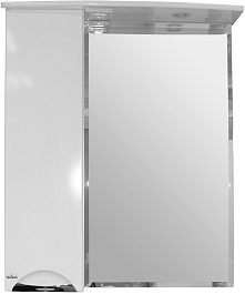 Mixline Зеркало-шкаф Кассиопея 75 L белый – фотография-1