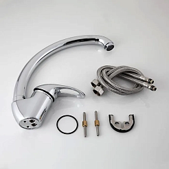 Frap Смеситель для кухни H03 F4103 хром – фотография-2