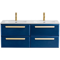 BelBagno Мебель для ванной Eco Cer-N 120 с 4 ящиками sapfiro CZR-8095-120-2 ручки сатиновое золото – фотография-3