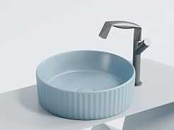 Ceramicanova Мебельная раковина Element 36 CN6057ML голубой матовый – фотография-4