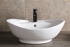 Ceruttispa Раковина накладная 60 CR7003 белая – фотография-4