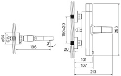 Iddis Смеситель для ванны Uniterm UNISB02i74WA с термостатом – фотография-9