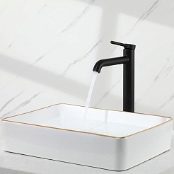 Gappo Смеситель для раковины G06-6 G1006-26 черный – фотография-3