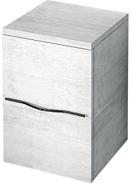 Какса-а Полупенал для ванной Кристалл 30 белый – фотография-1