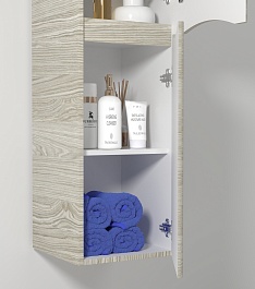 Водолей Пенал подвесной Адель 30 R ореховый дубослив светлый – фотография-4