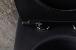 Allen Brau Чаша подвесного унитаза Reality 4.32006.31 чёрный матовый – фотография-6